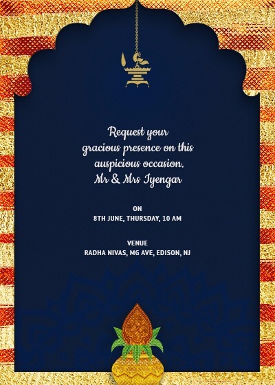 Invitation For Griha Pravesh Wording 8
