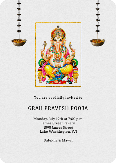 grah pravesh invitation 546 opt1