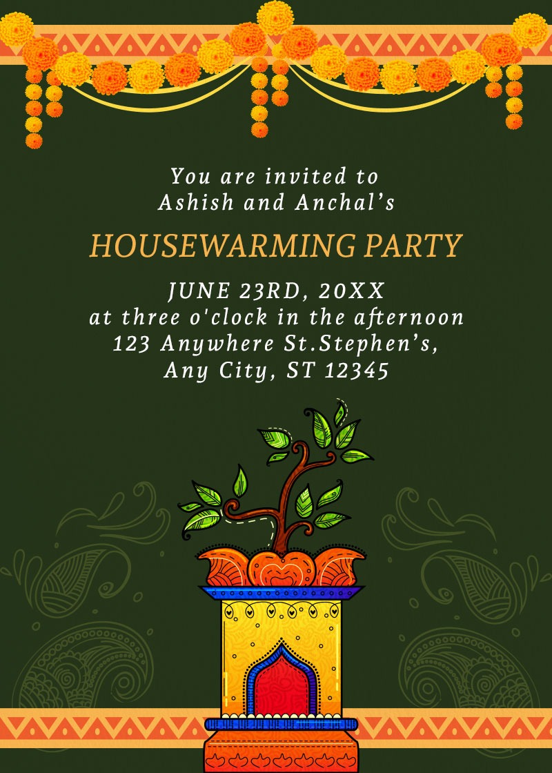 house warming invitation